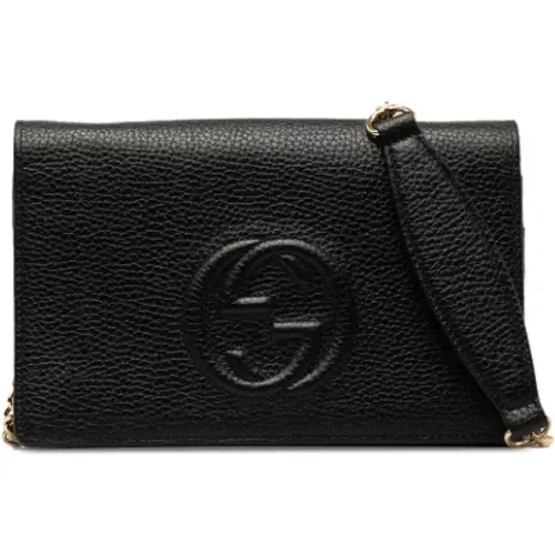 Pre-owned Leather crossbody-bags , female, Sizes: ONE SIZE - Gucci Vintage - Modalova