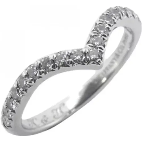 Pre-owned Platinum rings , female, Sizes: ONE SIZE - Tiffany & Co. Pre-owned - Modalova