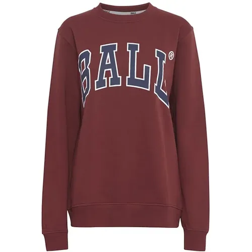 K. Griffey Sweatshirt Fall Maroon , female, Sizes: 2XL - Ball - Modalova