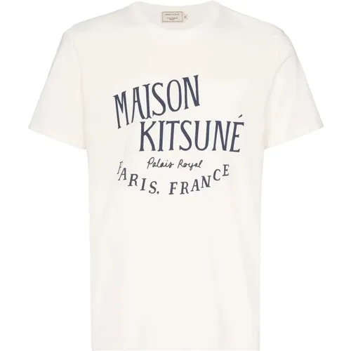 Klassische T-Shirts und Polos , Herren, Größe: L - Maison Kitsuné - Modalova
