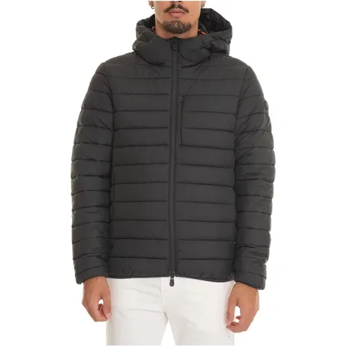 Quilted Hooded Harrington Jacket , male, Sizes: 3XL, 2XL - Save The Duck - Modalova