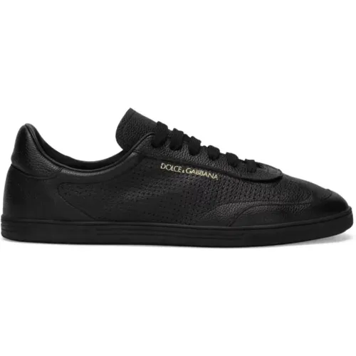 Perforated Low-Top Sneakers , male, Sizes: 7 UK, 9 1/2 UK, 9 UK, 10 UK, 11 UK - Dolce & Gabbana - Modalova