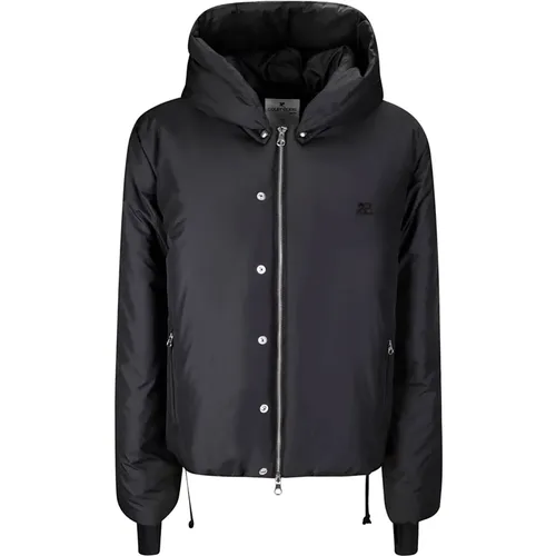 Hooded Puffer Jacket , female, Sizes: S - Courrèges - Modalova