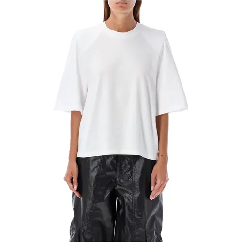 Weißes T-Shirt Oversized Crew Neck , Damen, Größe: M - Isabel marant - Modalova