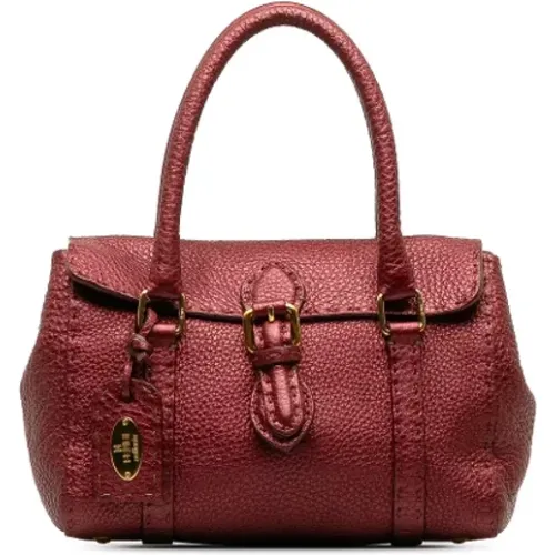 Pre-owned Leather handbags , female, Sizes: ONE SIZE - Fendi Vintage - Modalova