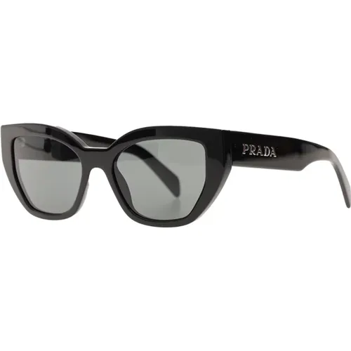 Cat-eye Sunglasses with Thick Temples , unisex, Sizes: ONE SIZE - Prada - Modalova