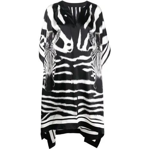 Zebra Beach Dress - Stylish and Comfortable , female, Sizes: XS - Dolce & Gabbana - Modalova