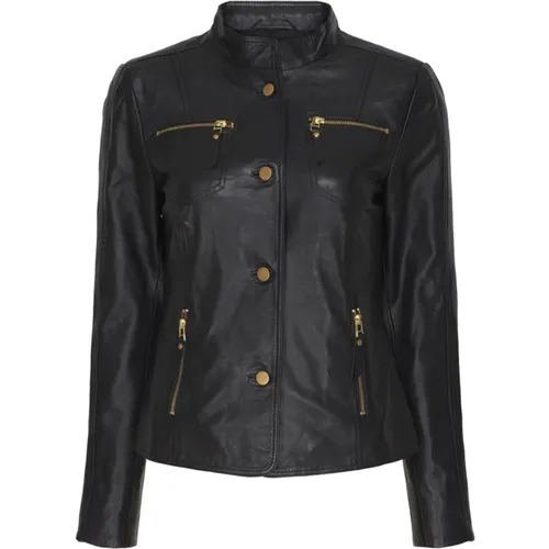 Leather Jacket , female, Sizes: M, L, 2XL, 3XL, XL, S - Btfcph - Modalova