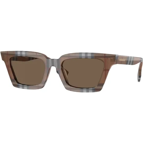 Klassisches britisches Design Sonnenbrille,Klassische Schwarze Sonnenbrille Be4392U Briar - Burberry - Modalova