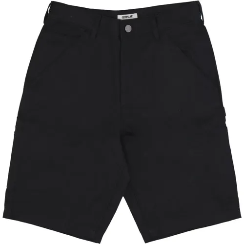 Canvas Carpenter Shorts Schwarz , Herren, Größe: W34 - CAT - Modalova