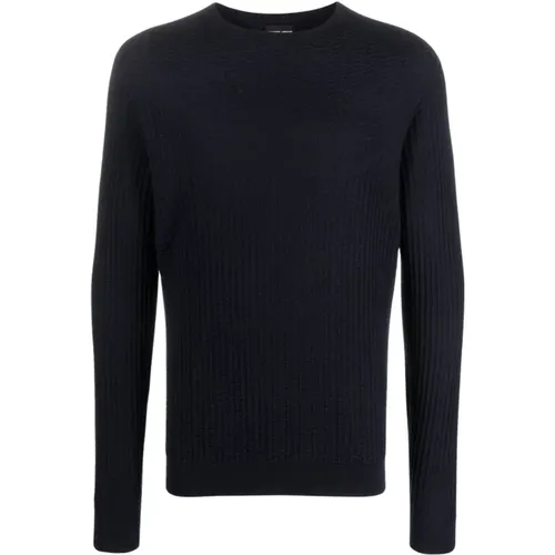 Sweater , male, Sizes: 2XL, 3XL, L - Giorgio Armani - Modalova