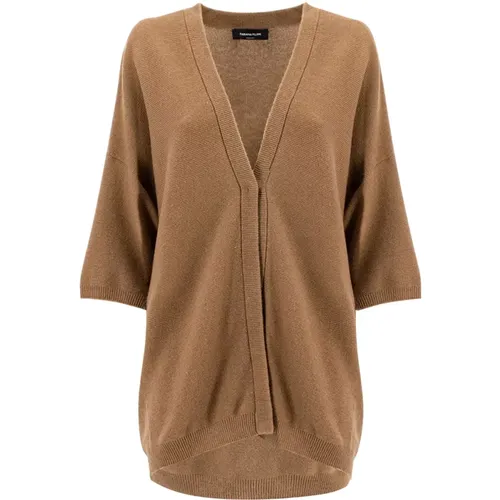 Cardigan , female, Sizes: S, M, L - Fabiana Filippi - Modalova