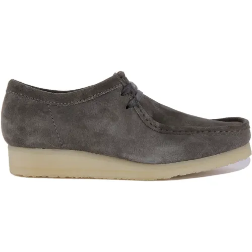 Graue Wallabee Herrenschuhe Clarks - Clarks - Modalova