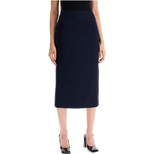 Virgin Wool Midi Skirt , Damen, Größe: S - Alessandra Rich - Modalova