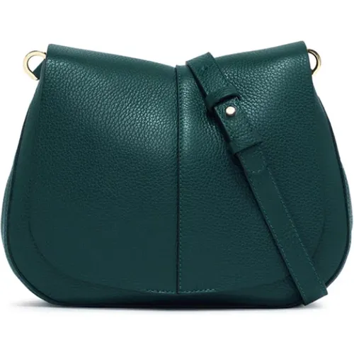 Runde Helena Leder Crossbody Tasche , Damen, Größe: ONE Size - Gianni Chiarini - Modalova