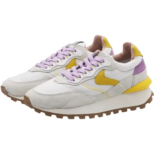 Colorful Qwark Hype Sneakers , female, Sizes: 8 UK - Voile blanche - Modalova