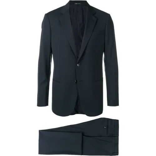 Single Breasted Suits,Blaue Kleider - Giorgio Armani - Modalova