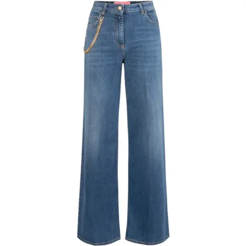 Stylische Denim Jeans , Damen, Größe: W30 - Elisabetta Franchi - Modalova