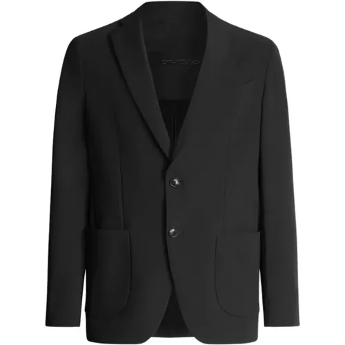 Stretch Nylon -Black Sport Jacket , male, Sizes: L - RRD - Modalova