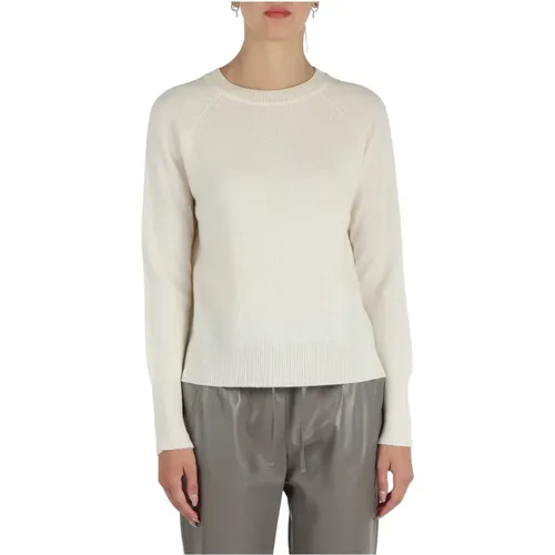 Woll-Kaschmir Raglan Pullover , Damen, Größe: L - Marella - Modalova