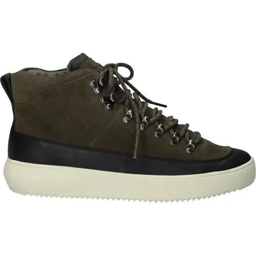 Berginspirierter Krokodil Sneaker , Herren, Größe: 42 EU - Blackstone - Modalova