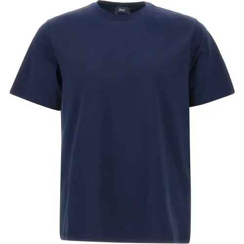 T-shirts and Polos , male, Sizes: L, XL, M, S - Herno - Modalova