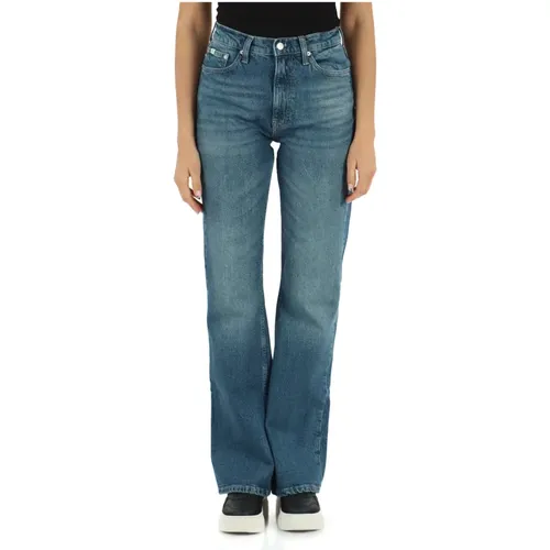 Trousers , female, Sizes: W26, W25, W29, W28 - Calvin Klein Jeans - Modalova