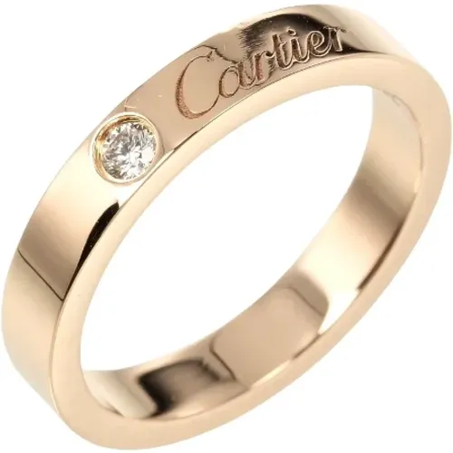 Pre-owned Metal rings , female, Sizes: ONE SIZE - Cartier Vintage - Modalova