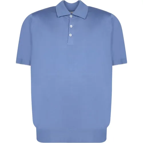 Polo Shirt with Contrasting Edges , male, Sizes: L, M - BRUNELLO CUCINELLI - Modalova