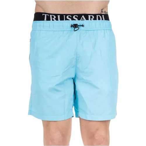 Sportliche Herren Badehose mit Reißverschluss , Herren, Größe: 2XL - Trussardi - Modalova