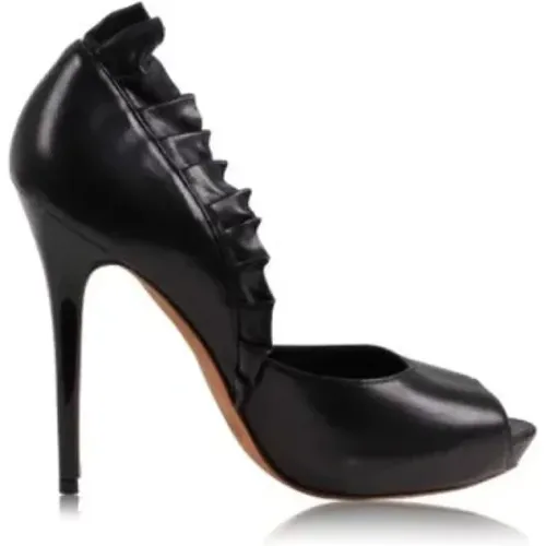 Pre-owned Leather heels , female, Sizes: 4 UK - Alexander McQueen Pre-owned - Modalova