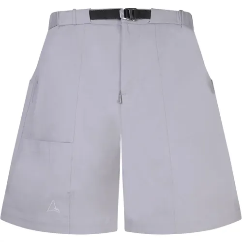 Grey Cotton Bermuda Shorts , male, Sizes: M, L, S - ROA - Modalova