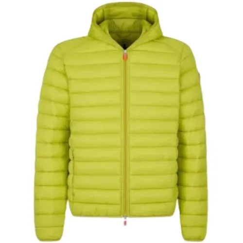 Hooded Jacket, Water Repellent, Italian Design , male, Sizes: M, L, 2XL, XL - Save The Duck - Modalova