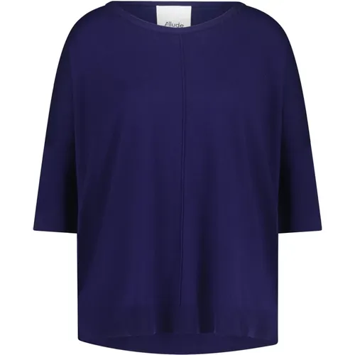 Oversize-Pullover aus Seiden-Kaschmir-Mix , Damen, Größe: L - allude - Modalova