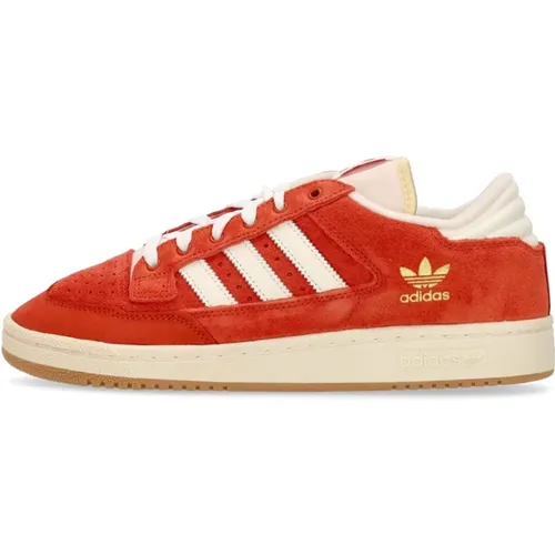 Centennial 85 Low Red/White Sneaker , male, Sizes: 10 2/3 UK, 8 2/3 UK, 12 UK - Adidas - Modalova