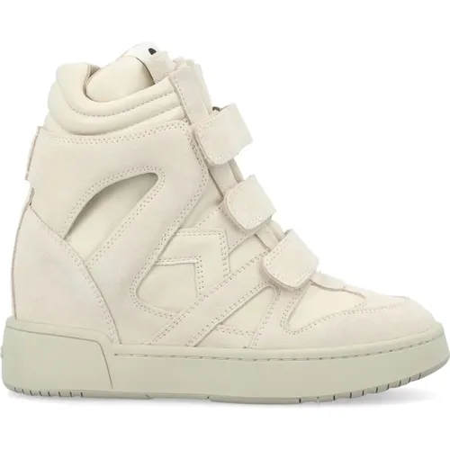 Weiße High Top Sneakers mit Verstecktem Keilabsatz - Isabel marant - Modalova