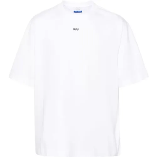 Off , Grafikdruck T-shirts und Polos , Herren, Größe: M - Off White - Modalova