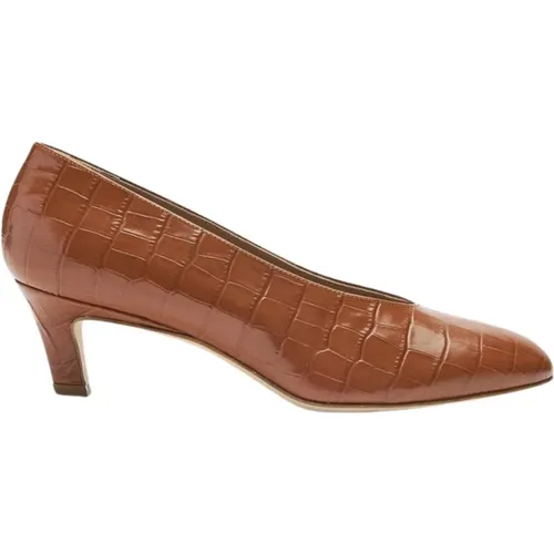 Croco Almond Shape Pumps Scarosso - Scarosso - Modalova