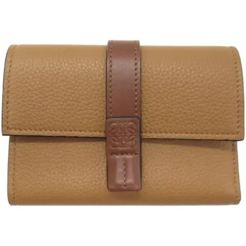 Pre-owned Leather wallets , female, Sizes: ONE SIZE - Loewe Pre-owned - Modalova