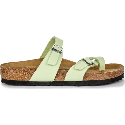 Lime Toe Loop Sandals , female, Sizes: 8 UK, 9 UK, 3 UK, 7 UK, 6 UK, 5 UK - Birkenstock - Modalova