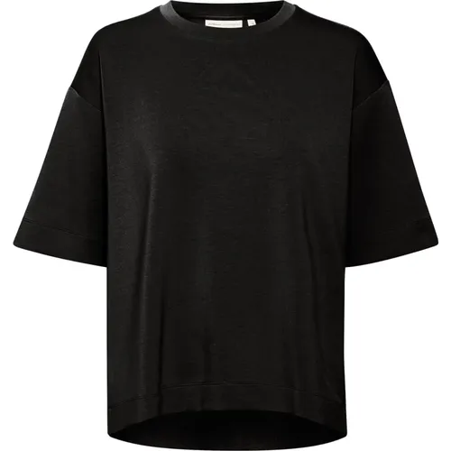 Oversize T-Shirt Top Schwarz , Damen, Größe: 2XS - InWear - Modalova