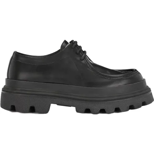 Lace Up Leather Shoes , male, Sizes: 8 UK, 7 1/2 UK, 9 UK, 8 1/2 UK, 11 UK, 7 UK, 6 UK, 10 UK - Dolce & Gabbana - Modalova