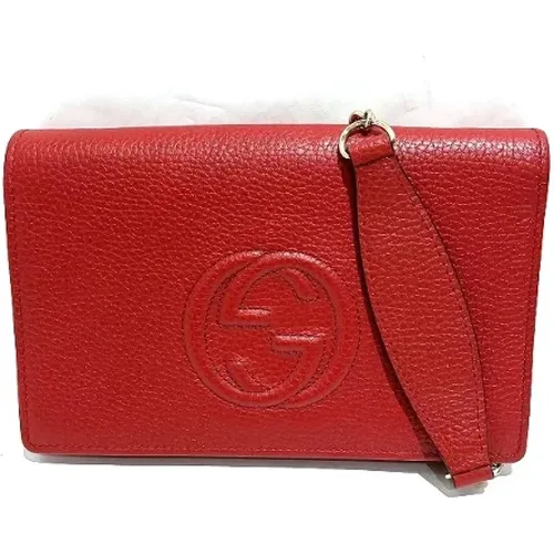 Pre-owned Leather wallets , female, Sizes: ONE SIZE - Gucci Vintage - Modalova