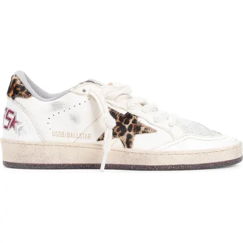 Leopard Print Sneakers , female, Sizes: 5 UK - Golden Goose - Modalova