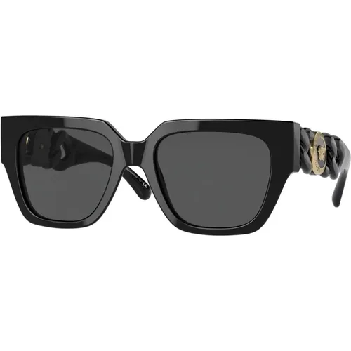 Grey Sunglasses,Dark Havana/ Sunglasses - Versace - Modalova