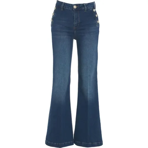 Ausgestellte Jeans für Frauen , Damen, Größe: W24 - Liu Jo - Modalova