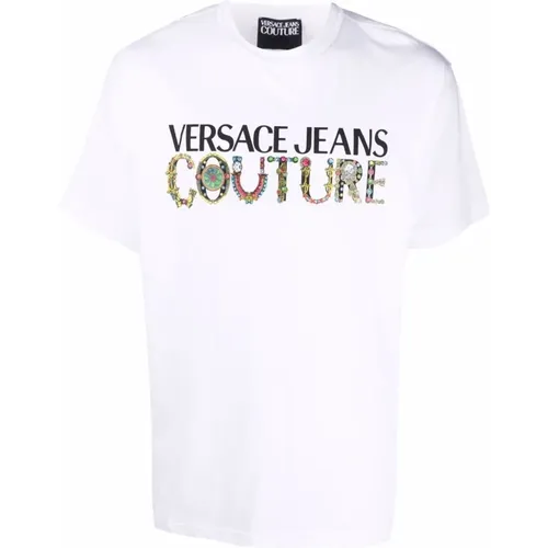 Erhöhe deinen lässigen Stil mit diesem Hemd , Herren, Größe: S - Versace Jeans Couture - Modalova