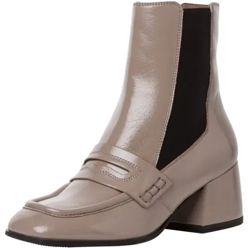 Taupe Stiefelette , Damen, Größe: 40 EU - tamaris - Modalova