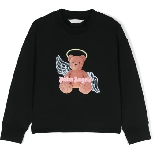 Sweatshirt mit Grafikdruck - Palm Angels - Modalova