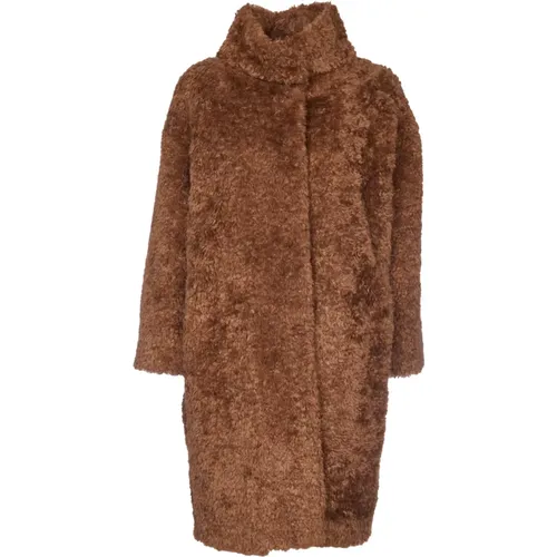 Teddy Fur Coat Aw24 , female, Sizes: XS, S, 2XS - Herno - Modalova